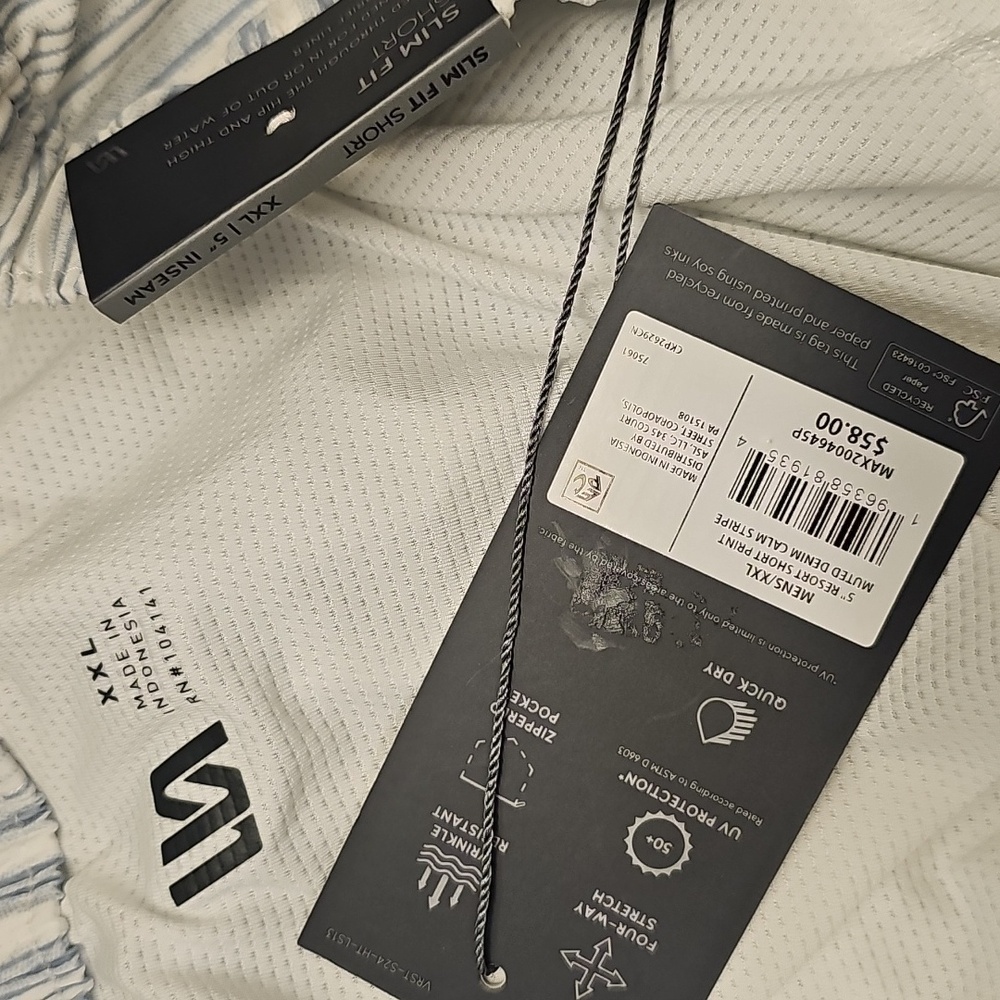 VRST Men's 5" Resort Short. NWT. - Picture 7 of 8